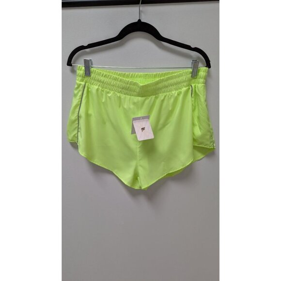 Fabletics Neon Spark Eco Full-Speed Running Shorts - Picture 1 of 2